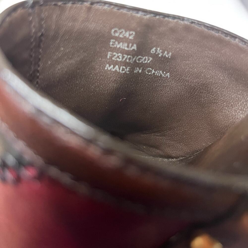 Y2K Coach Q242 Emilia Patchwork Leather Mule Size 6.5M - Picture 10 of 14